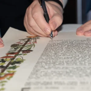Julian Coleman Photography Wedding Photographer London - ketubah signature